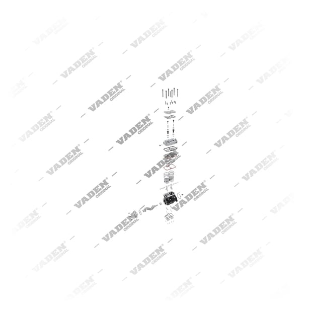 9) K112143,LK4992,5801926261, 1500 185 001 Doppio cilindro, Compressore d'aria, Vaden