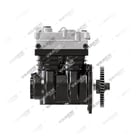1700110003 (7600 850 006, 8131848, 7408131848 con engranaje), Bicilíndrico, Compresor de aire - Right Side View