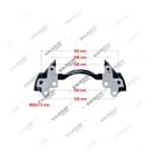 II322030061,K001510,K108814K50,5021171540,16M0008242AA,16M0008242AA,16M0008242AA,1603322, 3522032 SB6... / SB7...- 22.5" Support d'étrier, support d'étrier, Vaden