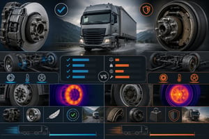 Frein à Disque ou Frein à Tambour ? Comparaison pour Poids Lourds