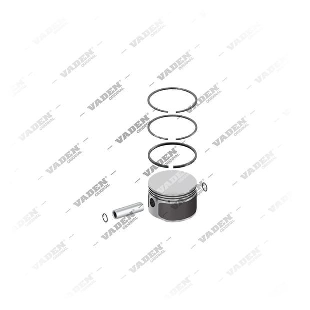7000 923 100 Ø92,00mm (STD) Piston & Segman, Kompresör Parçaları - Front Perspective View