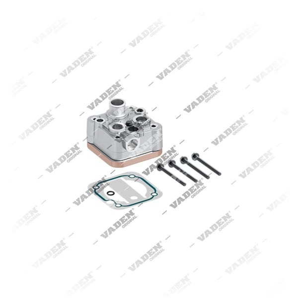 1) K114439K50, 26 11 50 Cabeçote, Kit reparo do compressor de freio a ar, Vaden