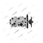 1300190007 (7600 850 008, 3161258, 7403161258 con ingranaggio), Doppio cilindro, Compressore d'aria - Top View