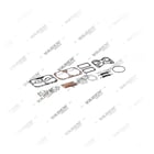 , 1800 070 500 Kit de reparação, Kit reparo do compressor de freio a ar, Vaden