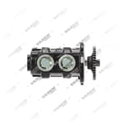 1300260003 (7600 850 008, 3161258, 7403161258 con ingranaggio), Doppio cilindro, Compressore d'aria - Bottom View