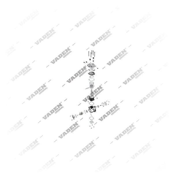 9) 4751300115, 1100 120 004 Mono Cilindro, Compressor de ar, Vaden