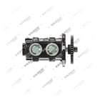 1300190006 (7600 850 006, 8131848, 7408131848 con ingranaggio), Doppio cilindro, Compressore d'aria - Bottom View