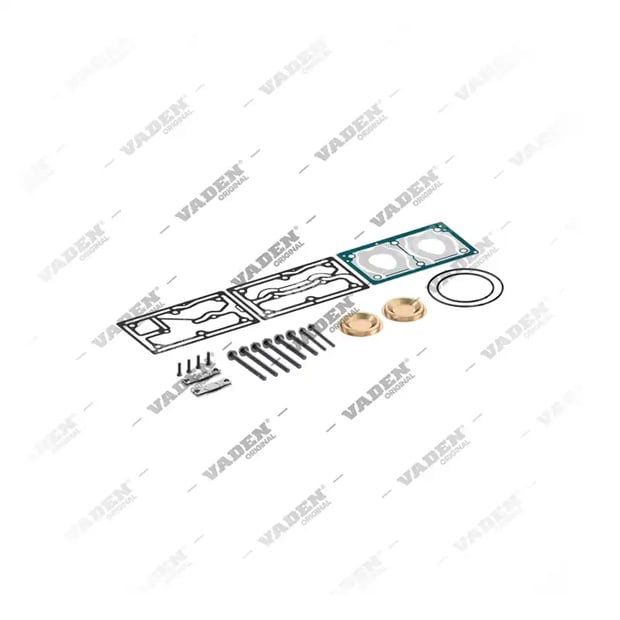 1) 9125109352,0021303615, 1100 295 110 Kit de reparação, Kit reparo do compressor de freio a ar, Vaden