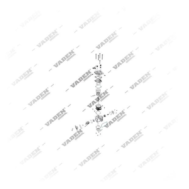 9) 4071300515,4071301715,4961300015,4961300215, 1100 120 001 Tek Silindirli, Kompresör, Vaden