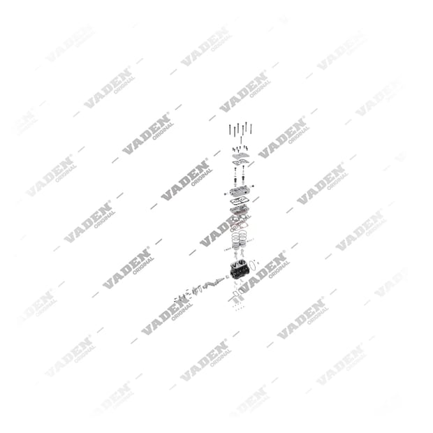 9) K126852N00,LK4993,GC462875DC, 1800 110 001 Çift Silindirli, Kompresör, Vaden