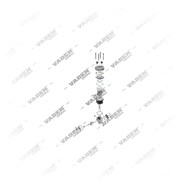 9) I80864,I80864AT,I80864RP,LK1802,0031315901,0041310301, 1100 170 003 Tek Silindirli, Kompresör, Vaden