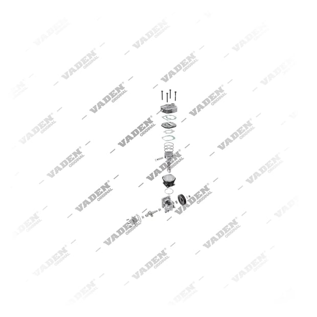 9) II14570AT,II18355,II18355AT,LK1813,0041317401,0041319401,0041319501, 1100 170 001 Tek Silindirli, Kompresör, Vaden