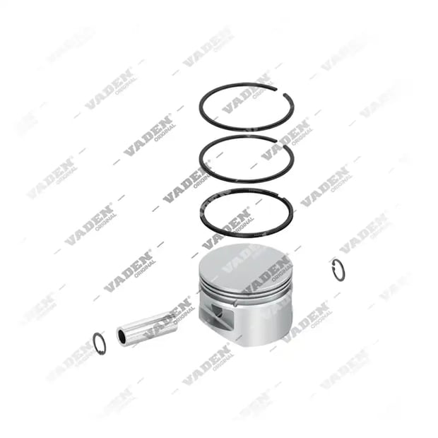 1) , 7000 862 100 Pistão e Anel, Kit reparo do compressor de freio a ar, Vaden