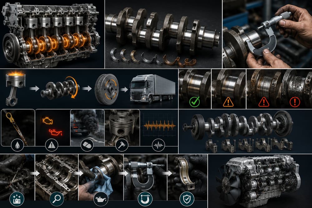 What Is a Crankshaft? Function, Failure Symptoms and Maintenance