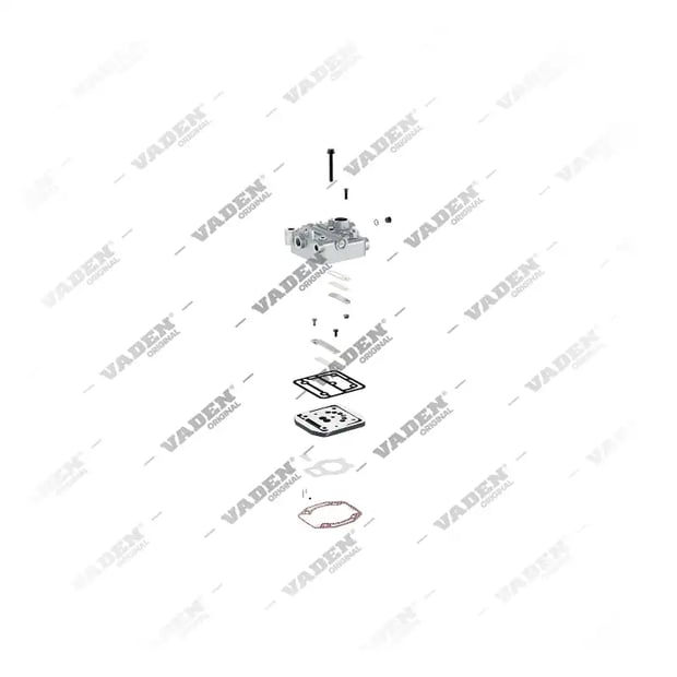 2) , 13 07 50 Silindir Kapak, Kompresör Parçaları, Vaden