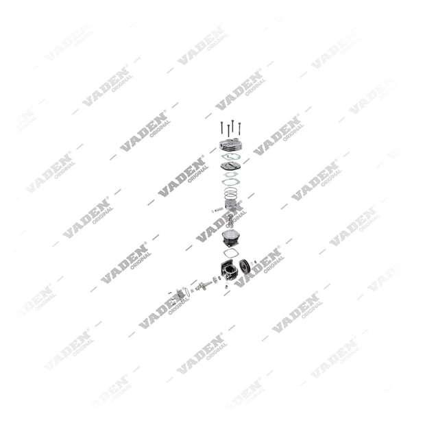 9) II14570AT,II18355,II18355AT,LK1813,0041319401,0041319501, 1100 170 006 Single Cylinder, Air Compressor, Vaden