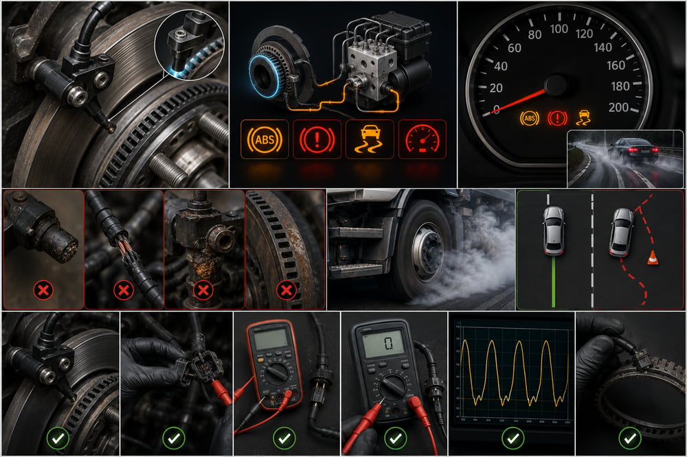 ABS Sensor Failure Symptoms and How to Check It