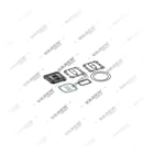 , 1700 100 750 Kit de reparação, Kit reparo do compressor de freio a ar, Vaden