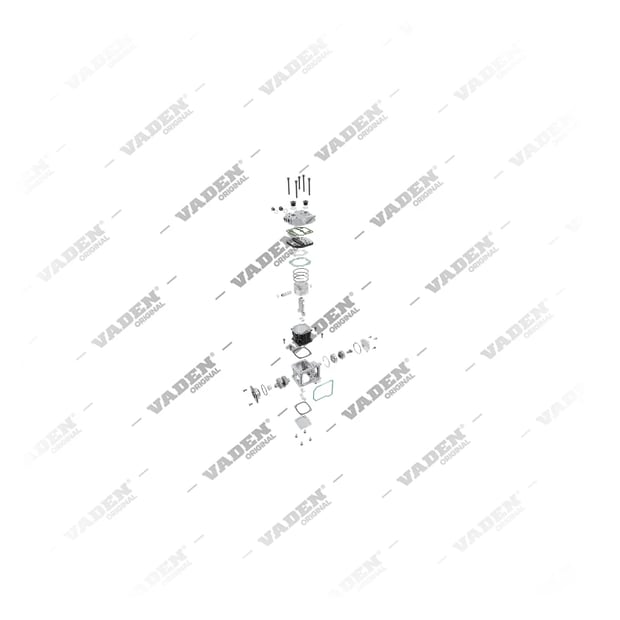 9) 51540007058, 1200 070 005 Tek Silindirli, Kompresör, Vaden