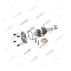 , 8100 851 006 Kit de reparação de cambotas, Kit reparo do compressor de freio a ar, Vaden