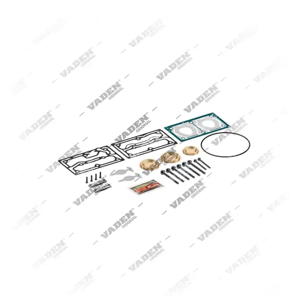1) 9125129362, 1700 110 770 Kit de reparação, Kit reparo do compressor de freio a ar, Vaden