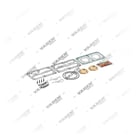 , 1300 010 101 Kit de reparação, Kit reparo do compressor de freio a ar, Vaden