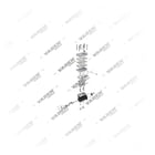1700030002 (7600 850 004, 8170446, 7408170446 con ingranaggio), Doppio cilindro, Compressore d'aria - Exploded Parts Diagram
