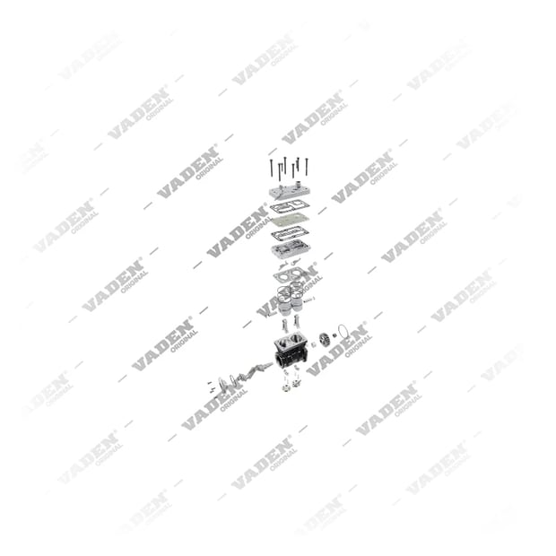 9) 4126360010,9061301615, 1100 220 001 Zweizylinder, Luftkompressor, Vaden