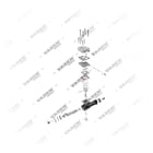 2500 330 001 Tek Silindirli, Kompresör - Exploded Parts Diagram