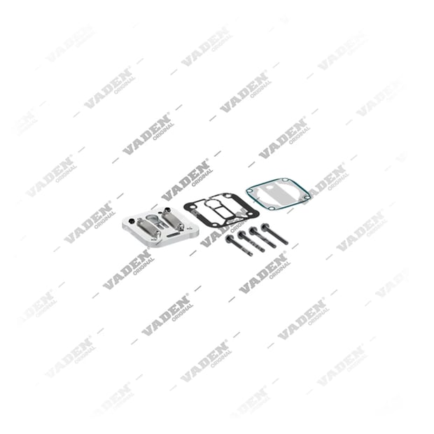 1) SEB01916K50, 1600 130 660 Kit de reparação, Kit reparo do compressor de freio a ar, Vaden