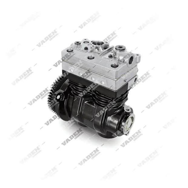 2) 9125120290SP1,22016995SP1, 1300 260 002 (7600 850 006, 8131848, 7408131848 com engrenagem) Cilindro duplo, Compressor de ar, Vaden