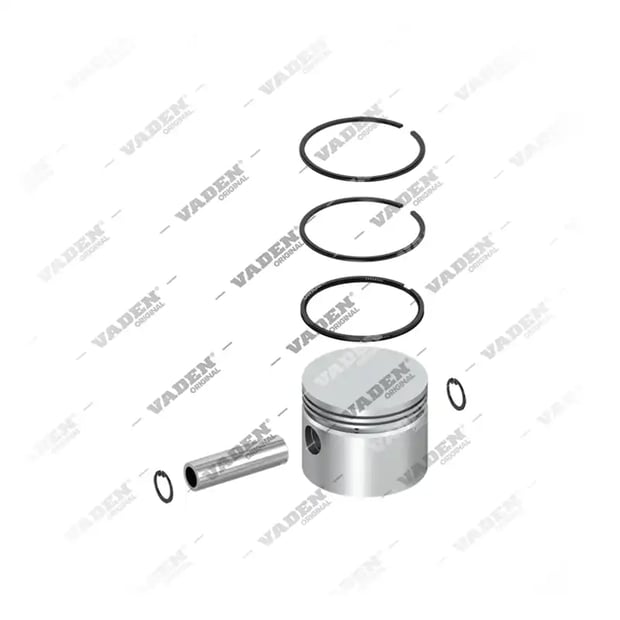 1) , 7000804101, Ø80,00mm (+0,25), Pistão e Anel, Kit reparo do compressor de freio a ar, Compressor de freio a ar, Vaden