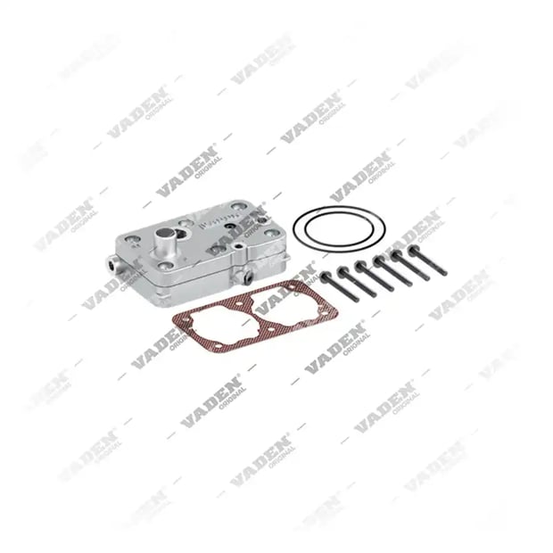 1) 4126360012,0001315519, 000 131 55 19 Cabeçote, Kit reparo do compressor de freio a ar, Vaden