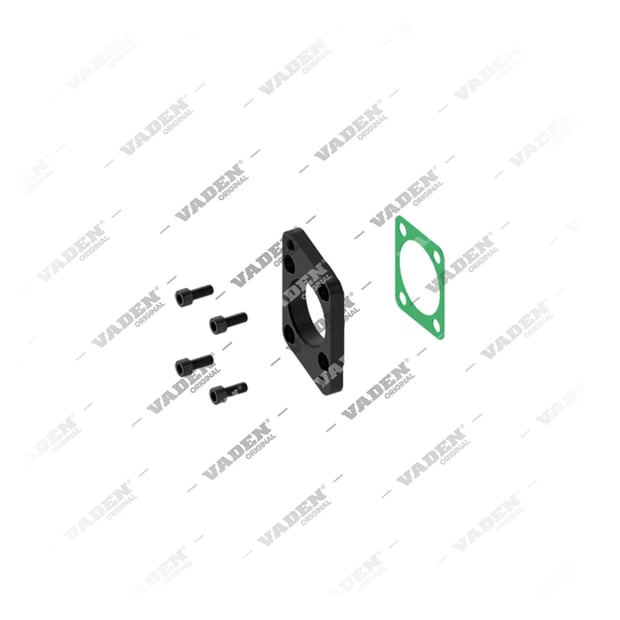 1) B92545, 7500 880 001 Flange da cambota, Kit reparo do compressor de freio a ar, Vaden