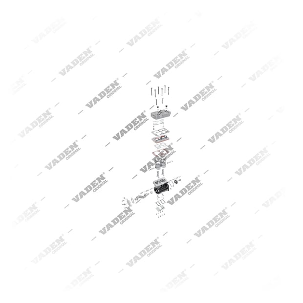 9) 1380455SP1,1470303SP1,571286SP1, 1400 010 006 (7600 880 004, 1732078, 1775248 dişli ile) Çift Silindirli, Kompresör, Vaden