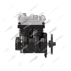 1300190003 (7600 850 006, 8131848, 7408131848 con engranaje), Bicilíndrico, Compresor de aire - Right Side View