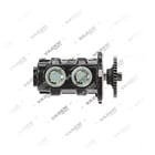 1700110002 (7600 850 008, 3161258, 7403161258 con ingranaggio), Doppio cilindro, Compressore d'aria - Bottom View