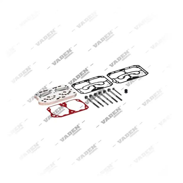 1) K090953K50, K090953K50 Placa da válvula, Kit reparo do compressor de freio a ar, Vaden
