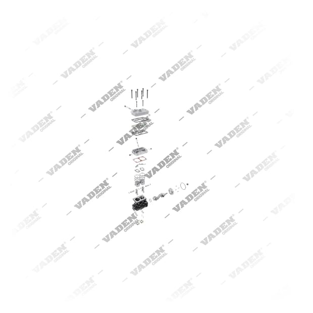 9) 5010550086SP1,5600621115SP1,4124420000SP1, 1700 020 020 Çift Silindirli, Kompresör, Vaden