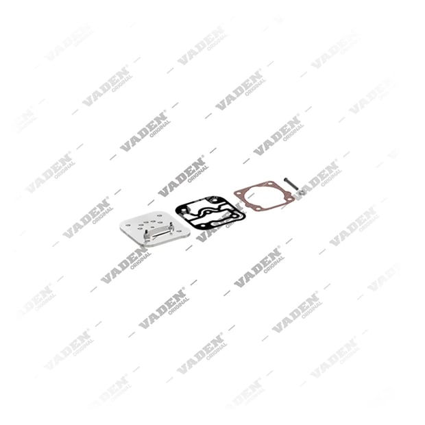 1) , 2900 110 650 Placa da válvula, Kit reparo do compressor de freio a ar, Vaden