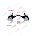 68321349,BDA429, 4122017 LISA- 22.5" Kızak, Kaliper Taşıyıcı, Vaden