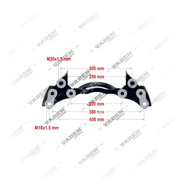 1) 68321617, 4122006 ELSA 1- 22.5" Kızak, Kaliper Taşıyıcı, Vaden