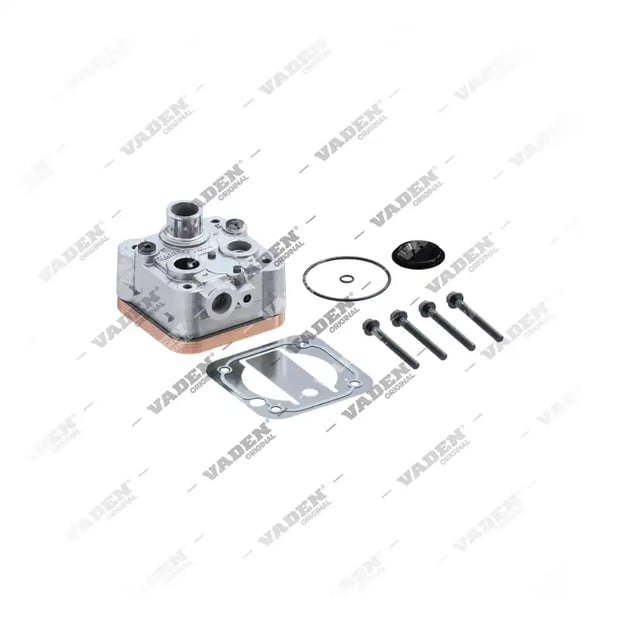 1) , 37 02 10 Cabeçote, Kit reparo do compressor de freio a ar, Vaden