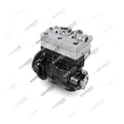 1300260003 (7600 850 008, 3161258, 7403161258 con ingranaggio), Doppio cilindro, Compressore d'aria - Rear Perspective View