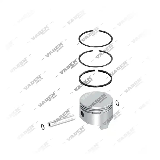 1) 93161968, 7000 803 100 Ø80,00mm (STD) Pistão e Anel, Kit reparo do compressor de freio a ar, Vaden