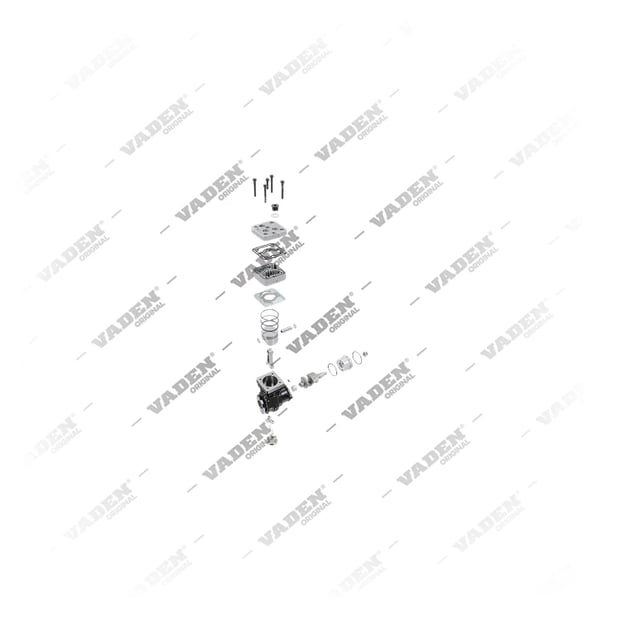 9) 4111510040,51541017240, 1200 050 001 Tek Silindirli, Kompresör, Vaden