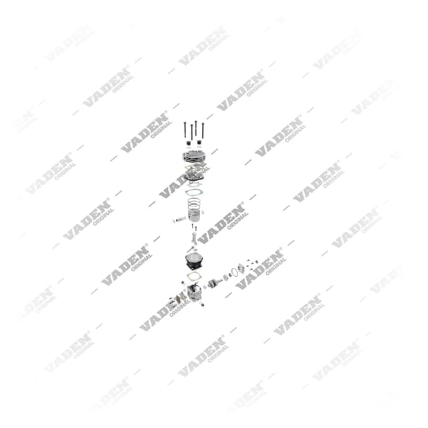 9) 1173852,1261657,LP1959, 1500 110 003 Tek Silindirli, Kompresör, Vaden