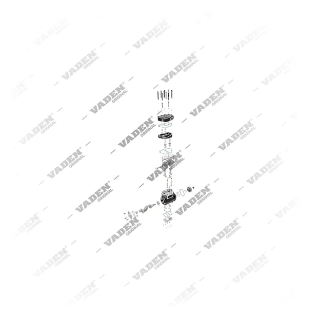 9) 1080437,1186722,1188844,1570594,1590264,1612335,1186722SP,KZ433,KZ433\1RM,KZ433\1X50, 1300 130 002 (7600 750 004, 423087 com engrenagem) Cilindro duplo, Compressor de ar, Vaden