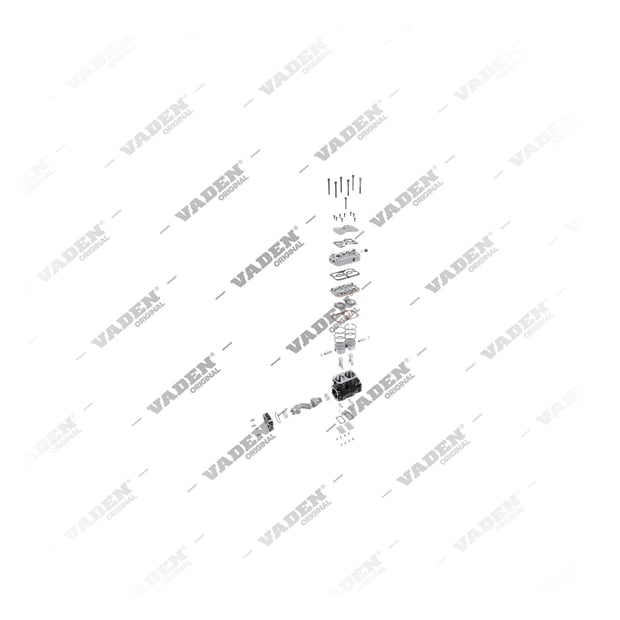 9) 1194456,K035001N00,LP4871,3411777,4071225,5257958, 1194456 Zweizylinder, Luftkompressor, Vaden