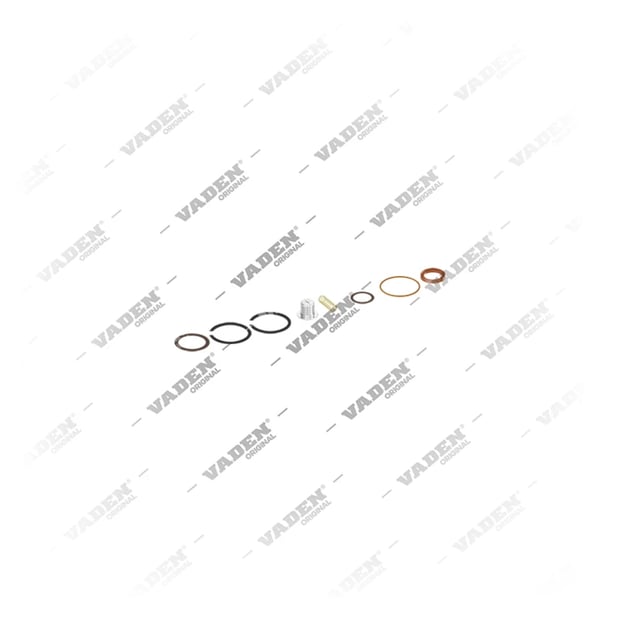 1) 3558000S3,3558029S3,3558042S3,3558043S3,303GB5102S3,303GB5107S3,303GB5111S3, 2800 020 200 Kit de válvulas, Kit reparo do compressor de freio a ar, Vaden
